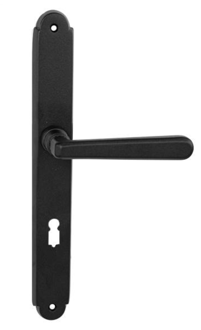 Štítová klika ALT Wien - Černá strukturovaná