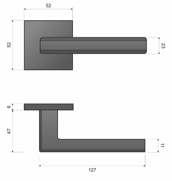 Florence KFL M G00 zlatá mat - rozetové kování