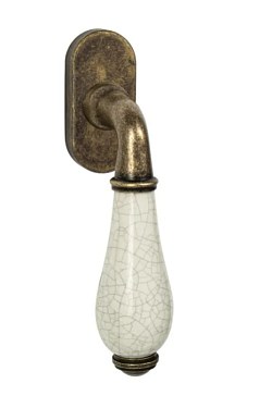 Okenní klika Leontina -  antik/bronz