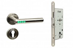 Smart Handle H.02/EN.304.SZ.PA.KO.P - SET chytrá klika + zadlabávací zámek pro pravé dveře