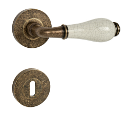 Leontina R - antik/ bronz - rozetové kování